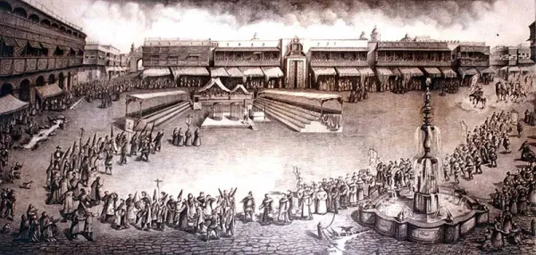 Lima Plaza de Armas 17th century