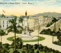 Plaza Bolognesi, Lima early 20th century