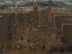 Plaza de Armas in Lima 1680