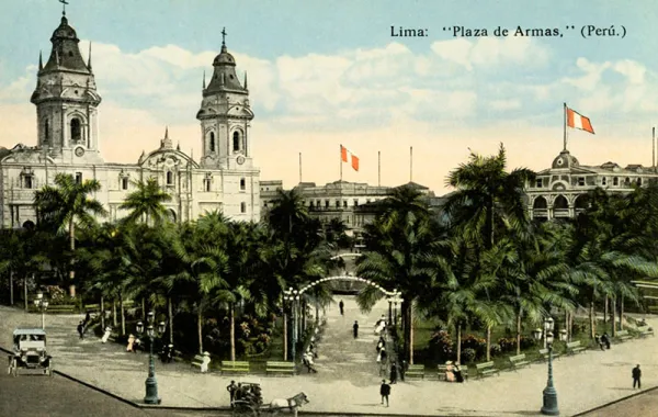 Plaza de Armas Lima early 20th century