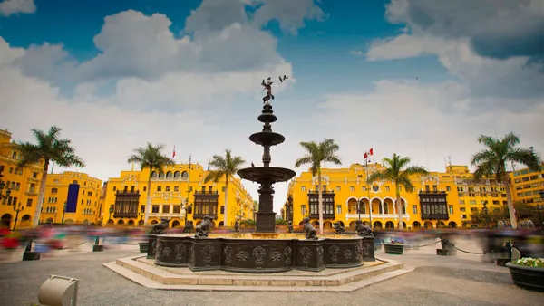 Lima's main square, the Plaza de Armas