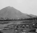 View over the Rimac river towards Cerro San Cristobal 1868