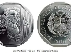 2nd coind of the Wealth & Pride numismatic series: Sarcophagi of Karajia (Sarcófagos de Karajía) 