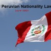 New Peruvian Nationality Law (August 2025)