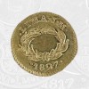 1827 - A Half Escudo Coin Lima Mint (coin back)