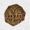 1698 - 2 Escudos Coin Cuzco Mint (coin back)