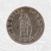 1835 - A Half Real Coin Cuzco Mint (coin back)