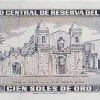 1968 - 100 Soles de Oro banknote (back)