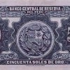 1949 - 50 Soles de Oro banknote (back)