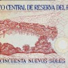 1991 - 50 Nuevos Soles banknote (back)