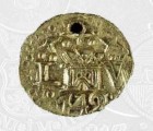 1742 - 1 Escudo Coin Lima Mint (coin front)