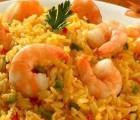 Peruvian Arroz con Camarones
