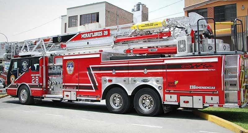 Voluntary Fire Brigade from Miraflores, Lima