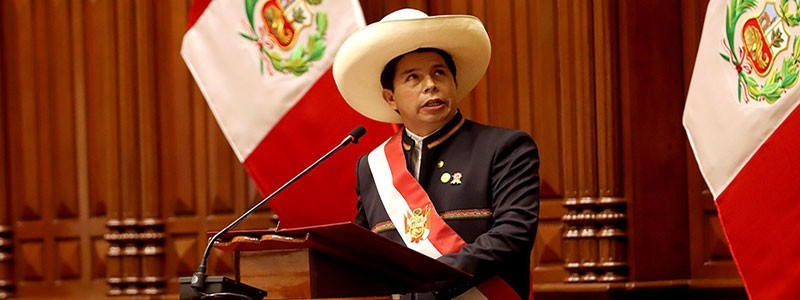 Peruvian President Pedro Castillo