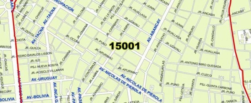 Postal - Zip Codes for Lima &amp; Callao