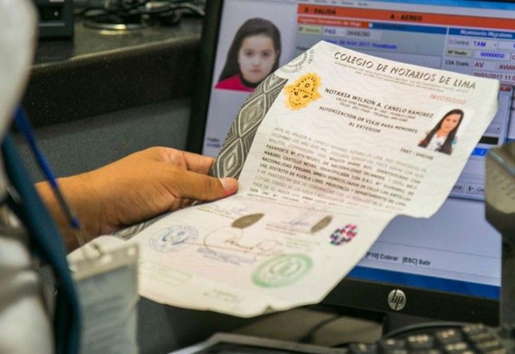 Travel authorization for minors