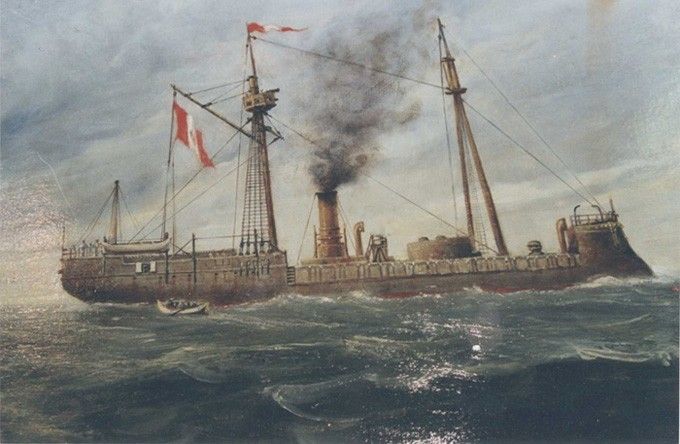 The War of the Pacific- battle ship Huascar