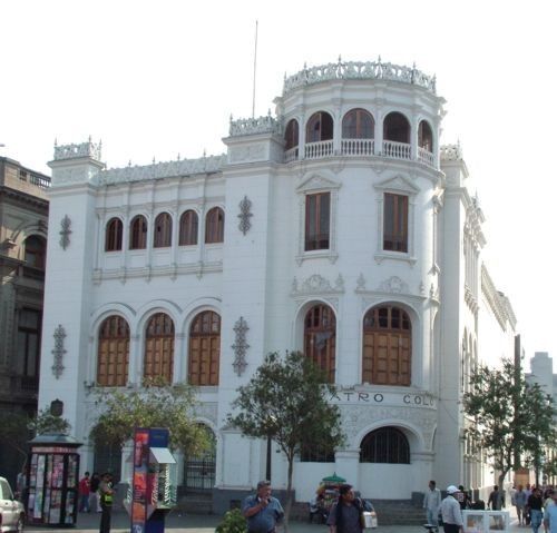 Colon Theater at Plaza San Martin in Lima
