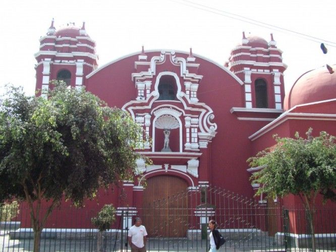 Church of San Sebastián in Lima