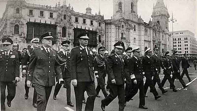Peru was ruled by a military junta from 1968 to 1980
