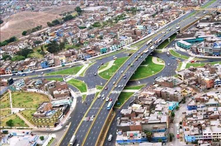 Habich roundabout in San Martin de Porres, Lima