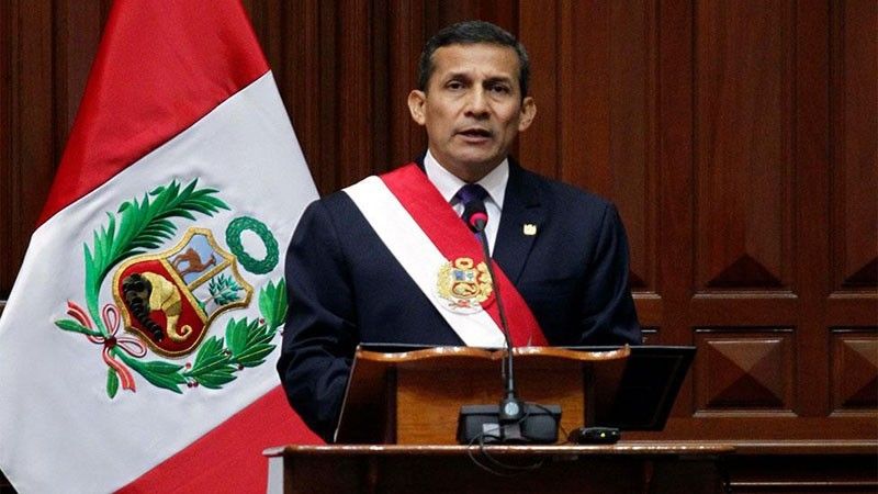 Peruvian President Ollanta Humala