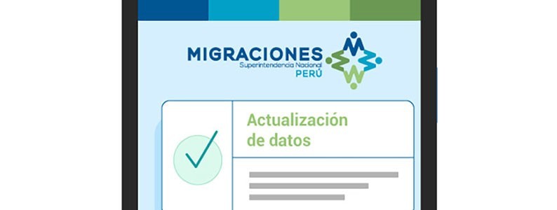 How to update your information registered in the Migraciones database