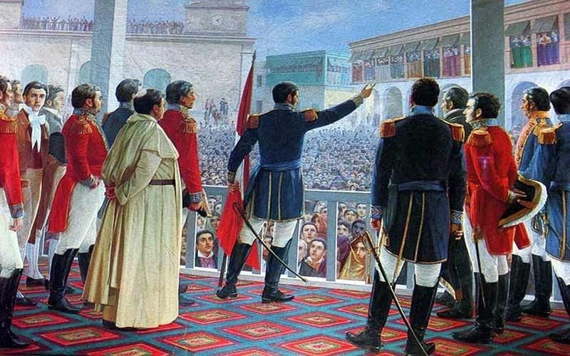 Peru Independence - Declaration of Independence by José de San Martín