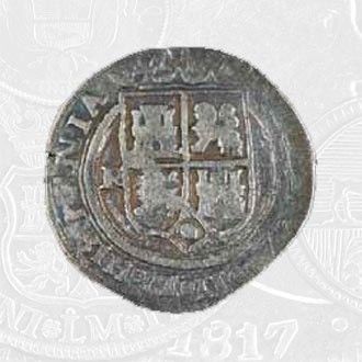 1568-1570 - 1 Real Coin Lima Mint (coin front)