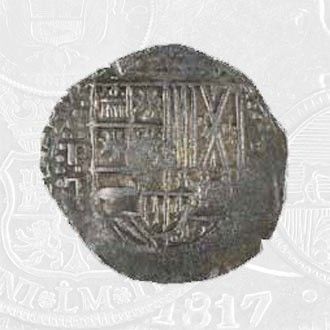 1617-1652 - 2 Reales Coin Potosi Mint (coin front)
