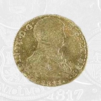 1811 - 8 Escudos Coin Lima Mint