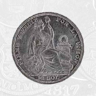 1886 - A Half Sol Coin London Mint