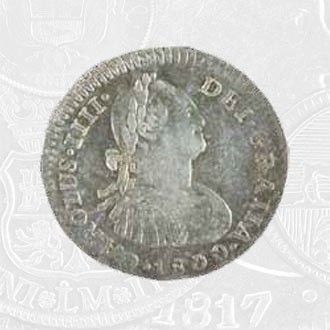 1800 - 1 Real Coin Lima Mint