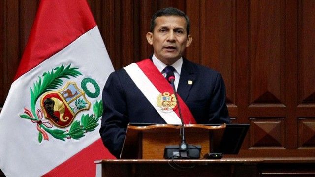 President Ollanta Humala from 2011 to 2016