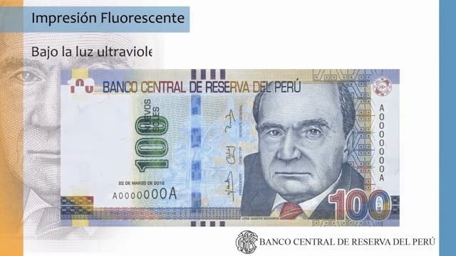 Security Elements S 100 Peruvian Banknote