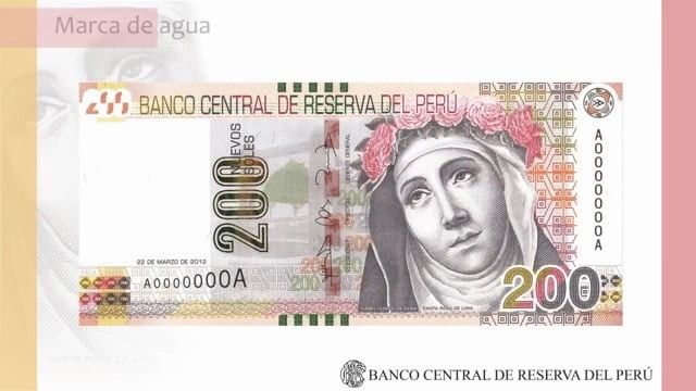 Security Elements S 200 Peruvian Banknote