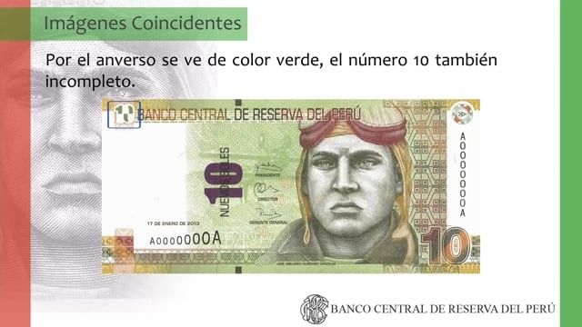 Security Elements S 10 Peruvian Banknote
